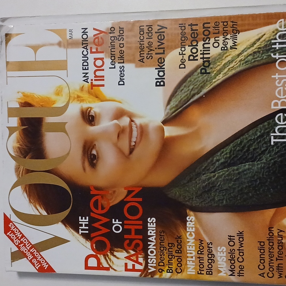 Vogue magazine Tina Fey March 2010 (No longer bundle of 2)